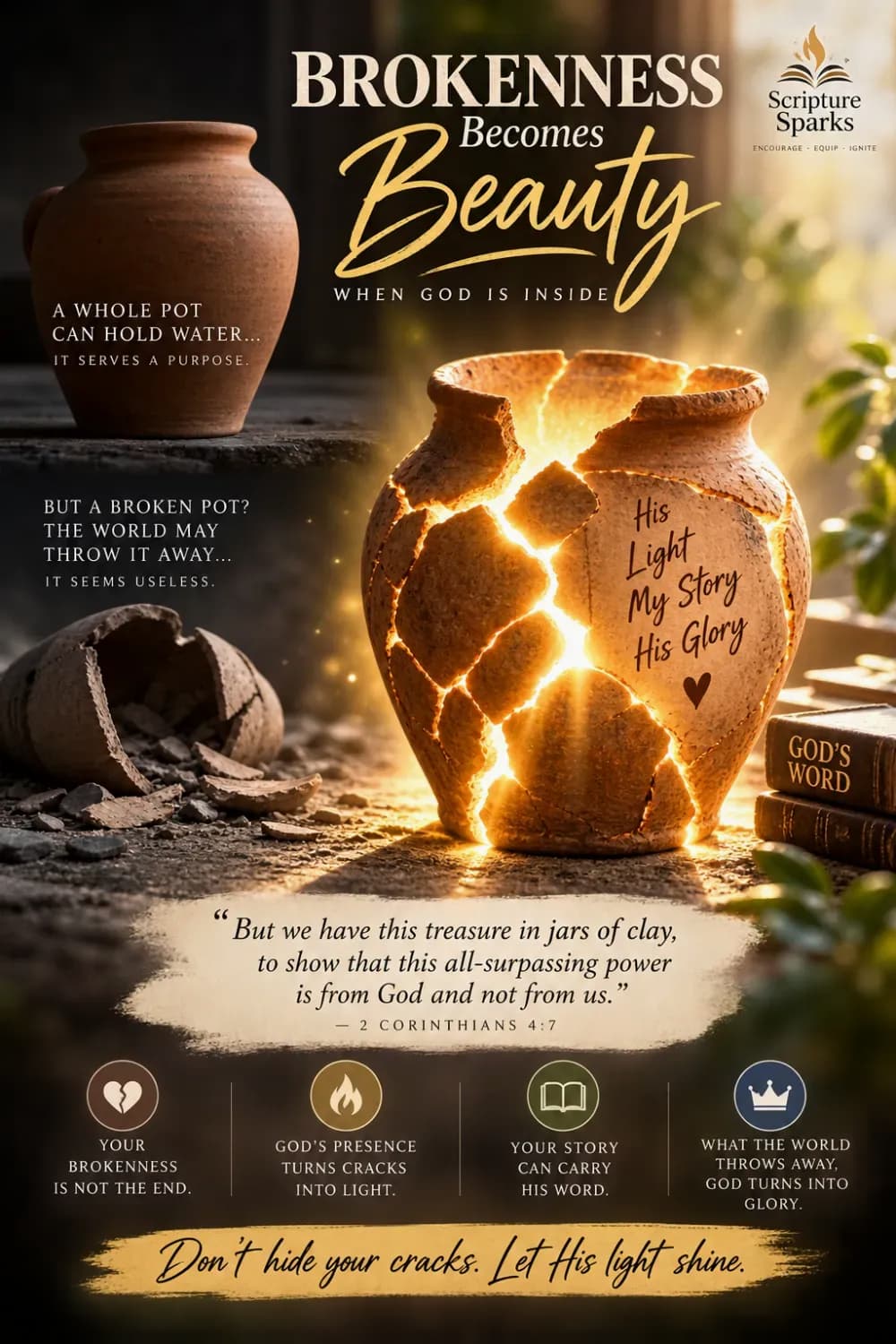 2 Corinthians 4:7 — When the Vessel Cracks, the Light Can Still Shine