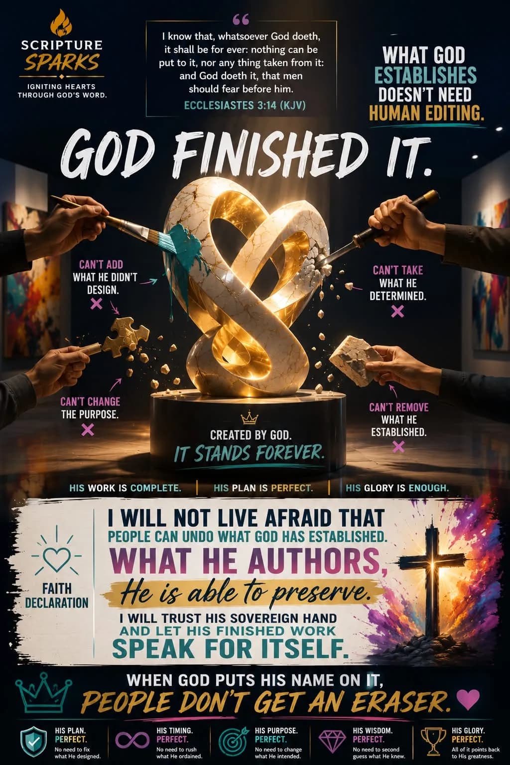 Ecclesiastes 3:14 — God Finished It