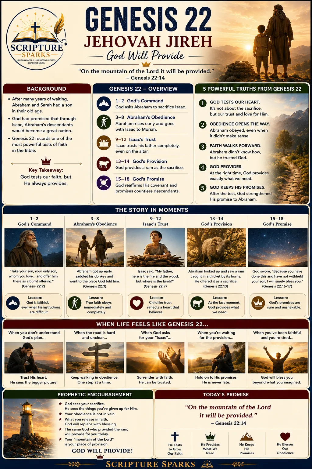 Genesis 22 — Jehovah Jireh: God Will Provide