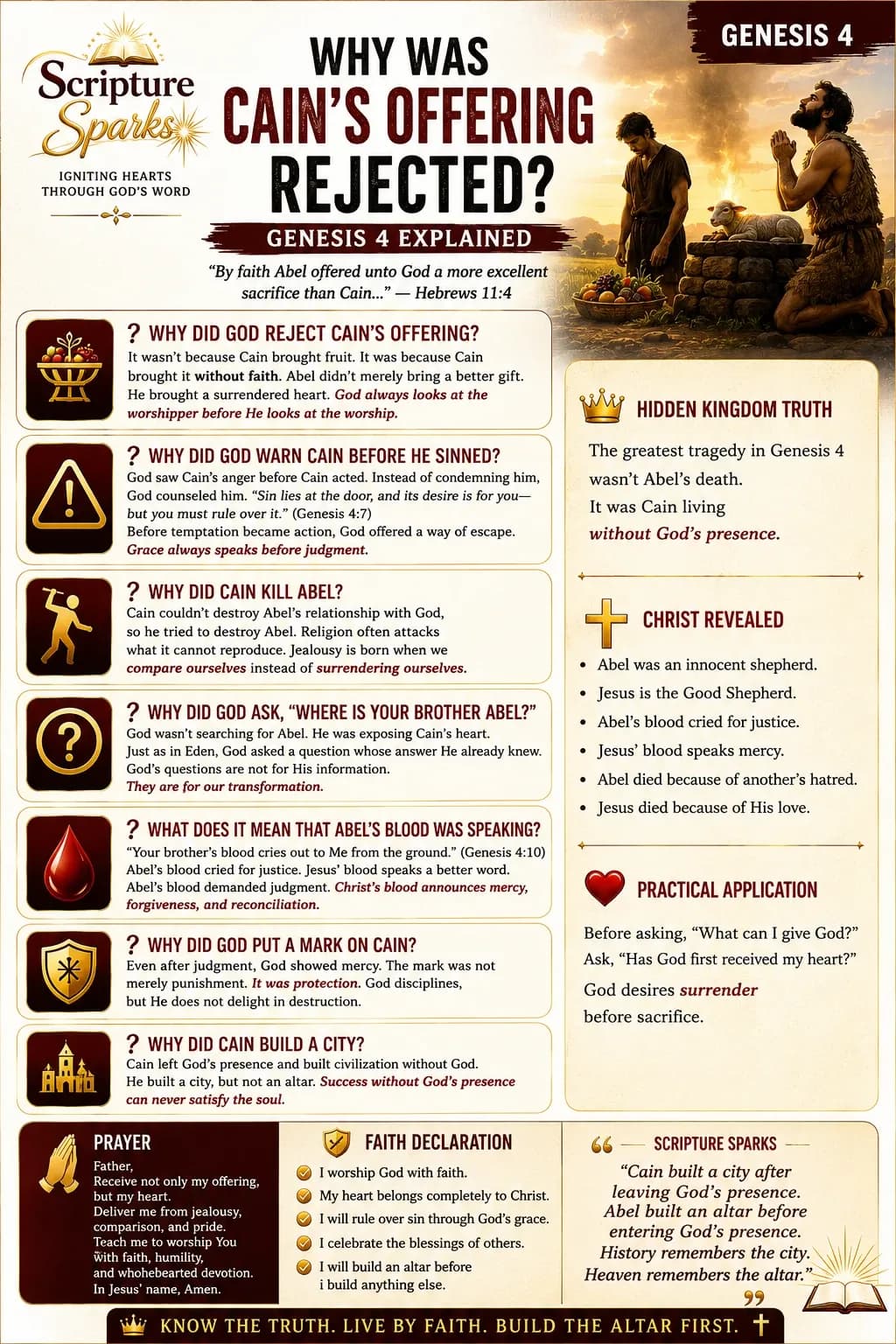 Genesis 4 — Why Was Cain's Offering Rejected?