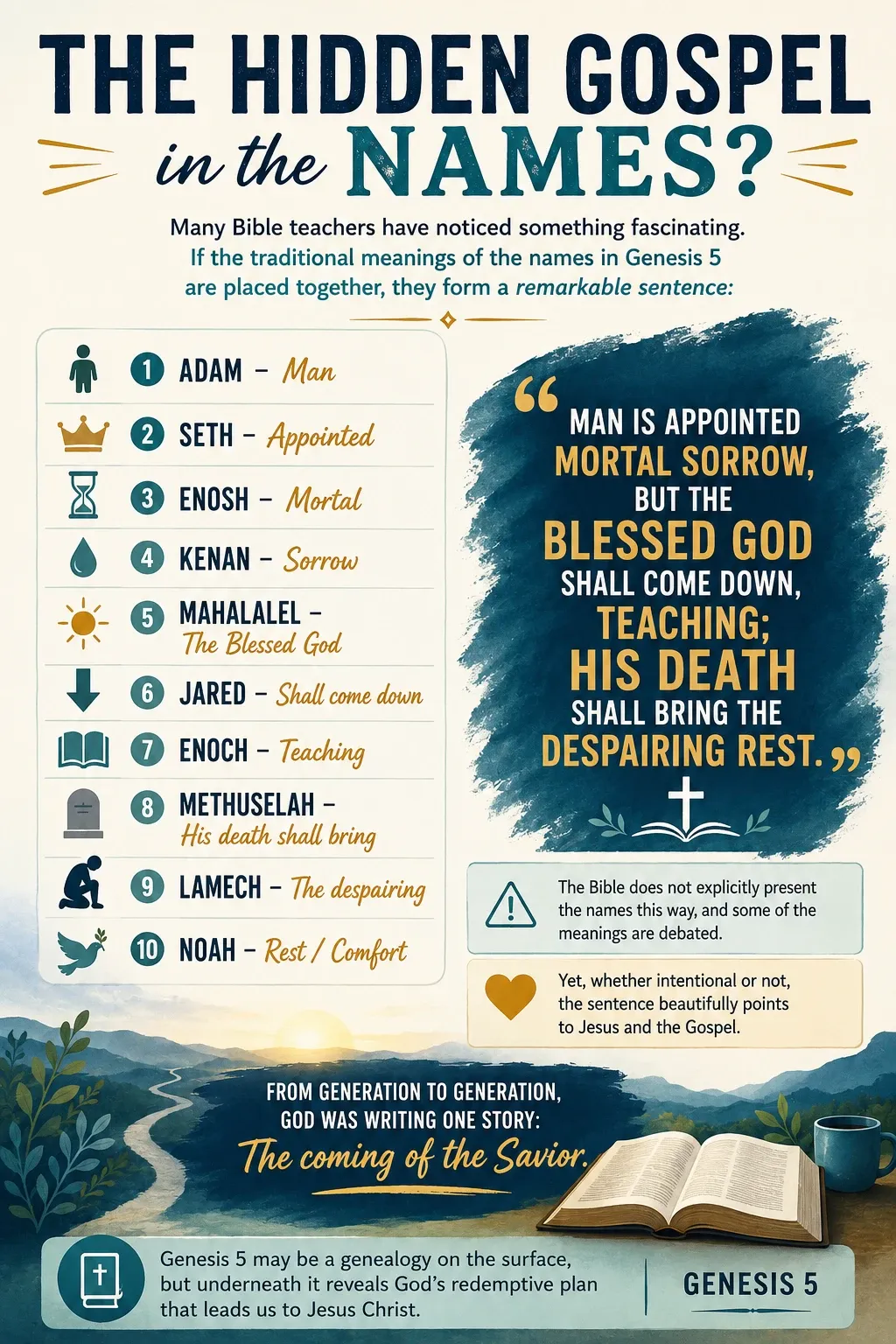 Genesis 5 — The Hidden Gospel in the Names