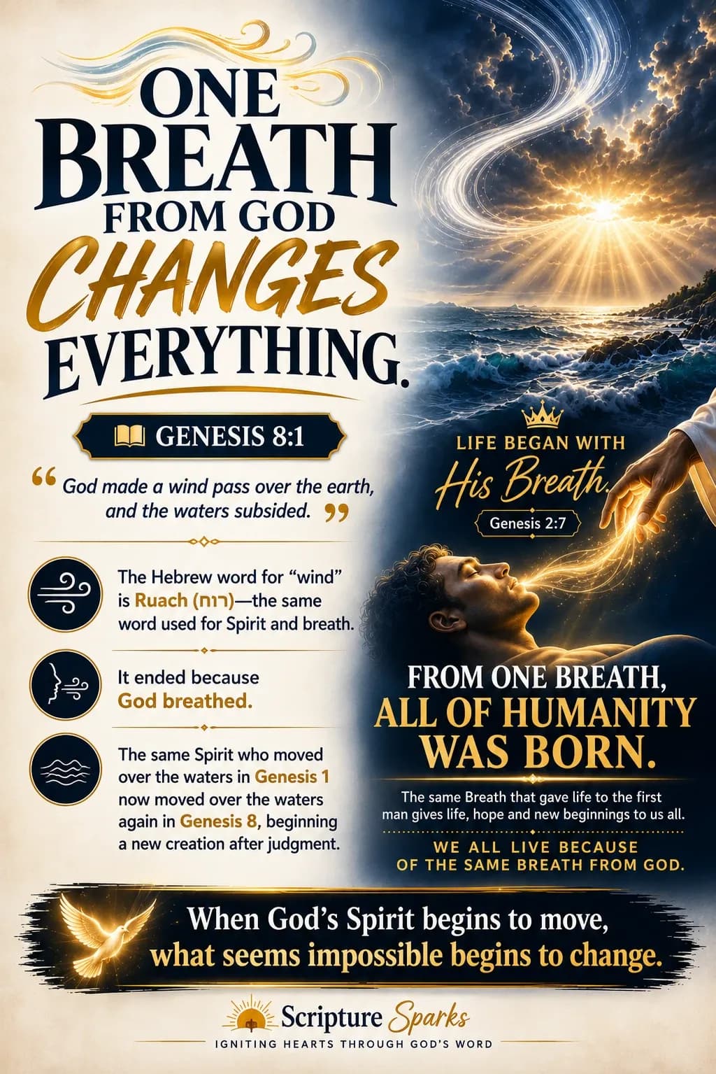 Genesis 8:1 — One Breath From God Changes Everything