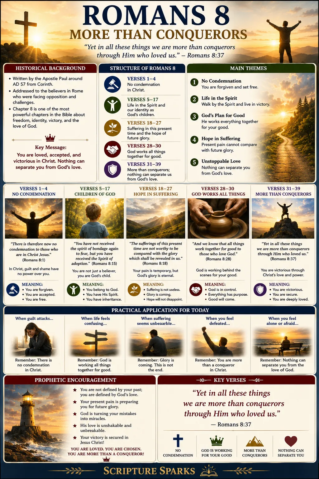 Romans 8 — More Than Conquerors