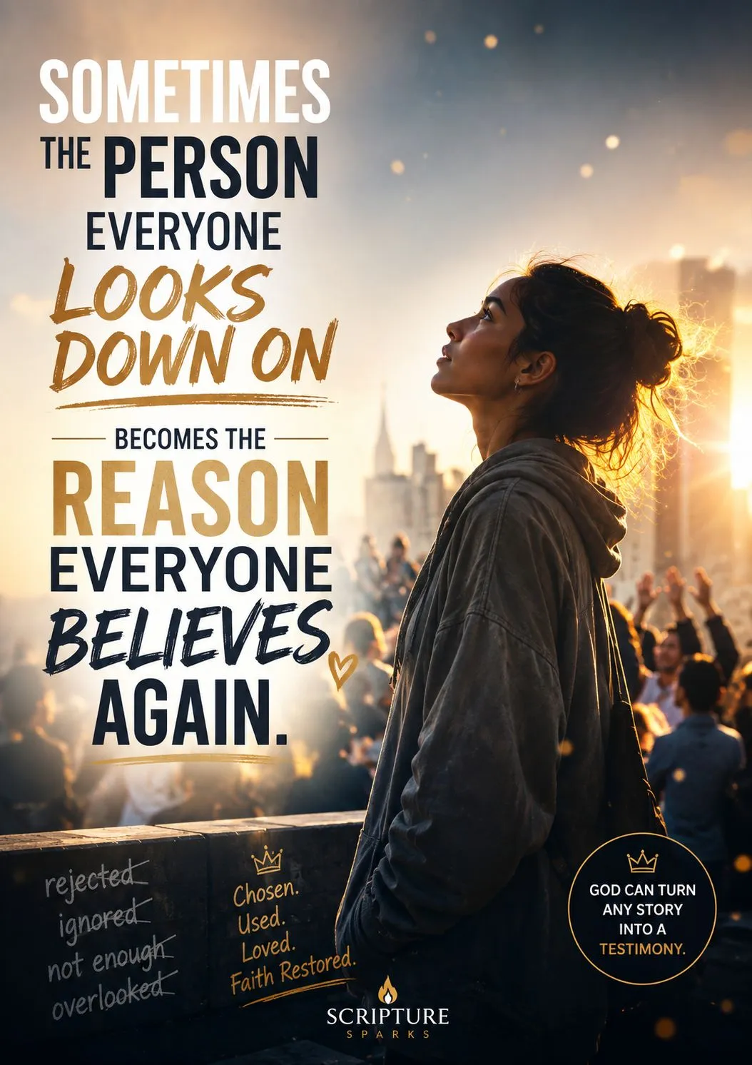 Sometimes the Person Everyone Looks Down On Becomes the Reason Everyone Believes Again