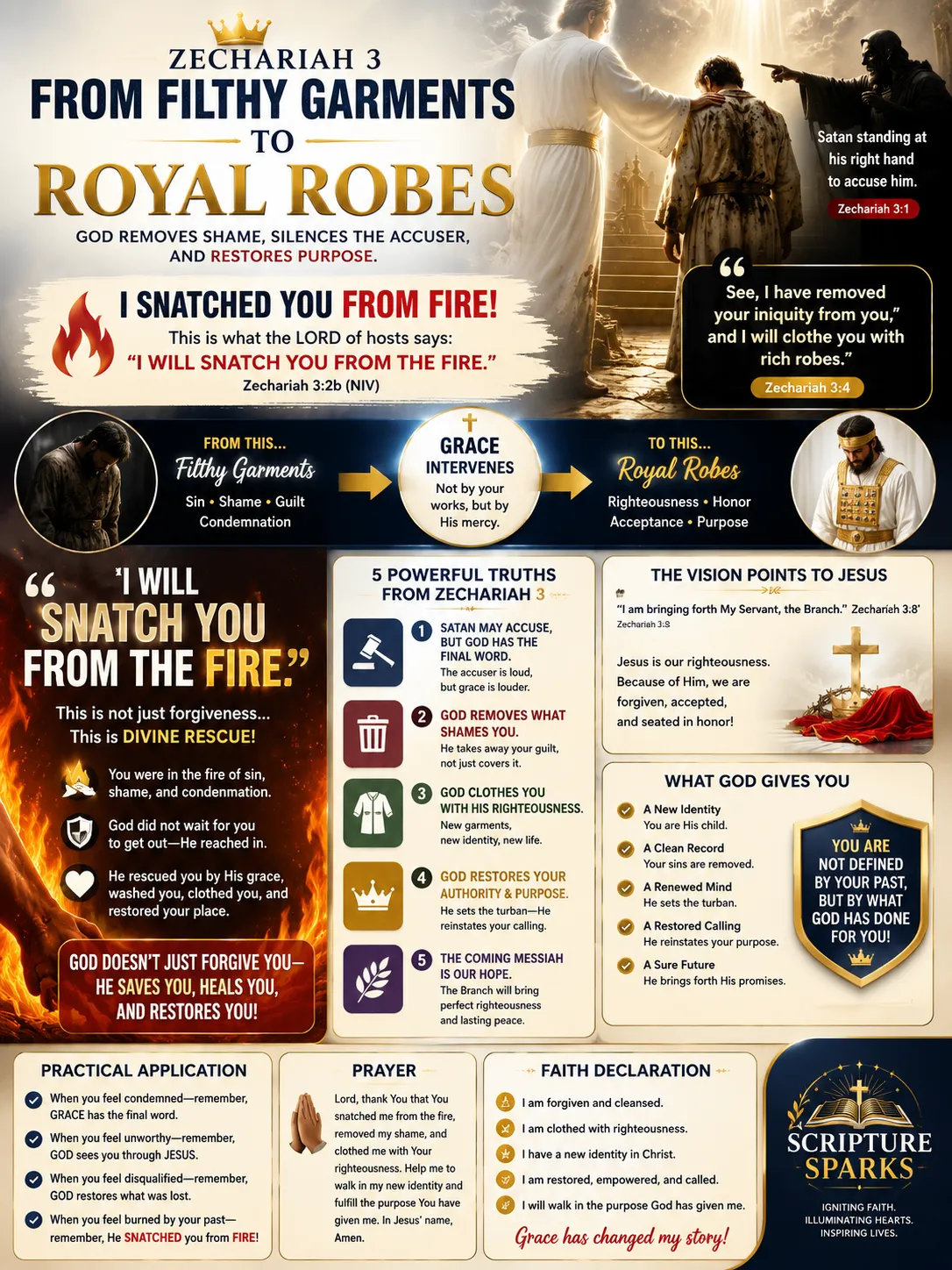 Zechariah 3 — From Filthy Garments to Royal Robes