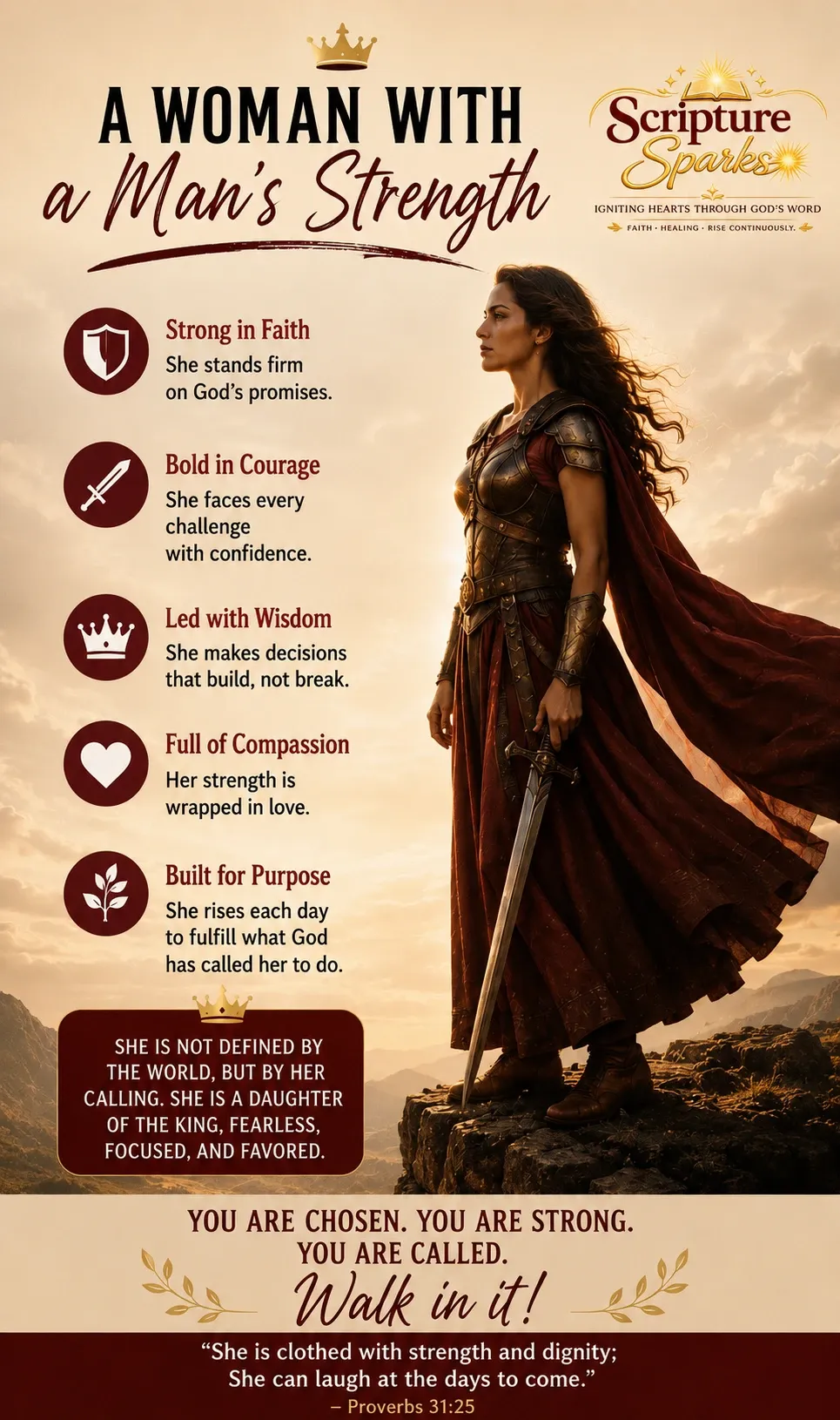 A Woman With a Man's Strength