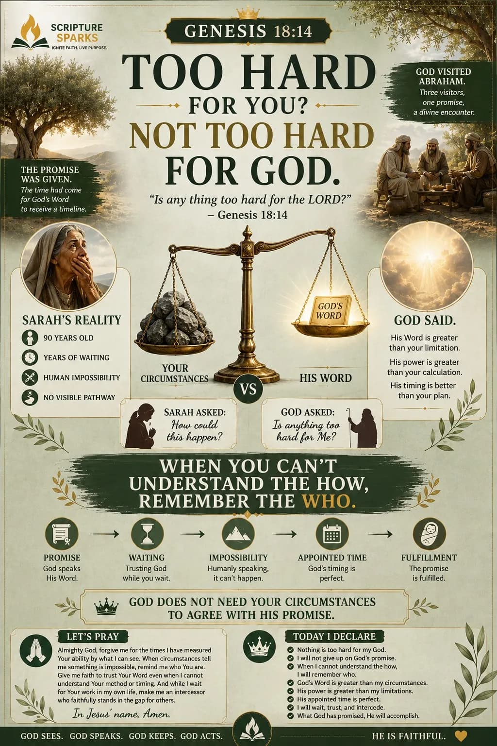 Genesis 18:14 — Not Too Hard for God