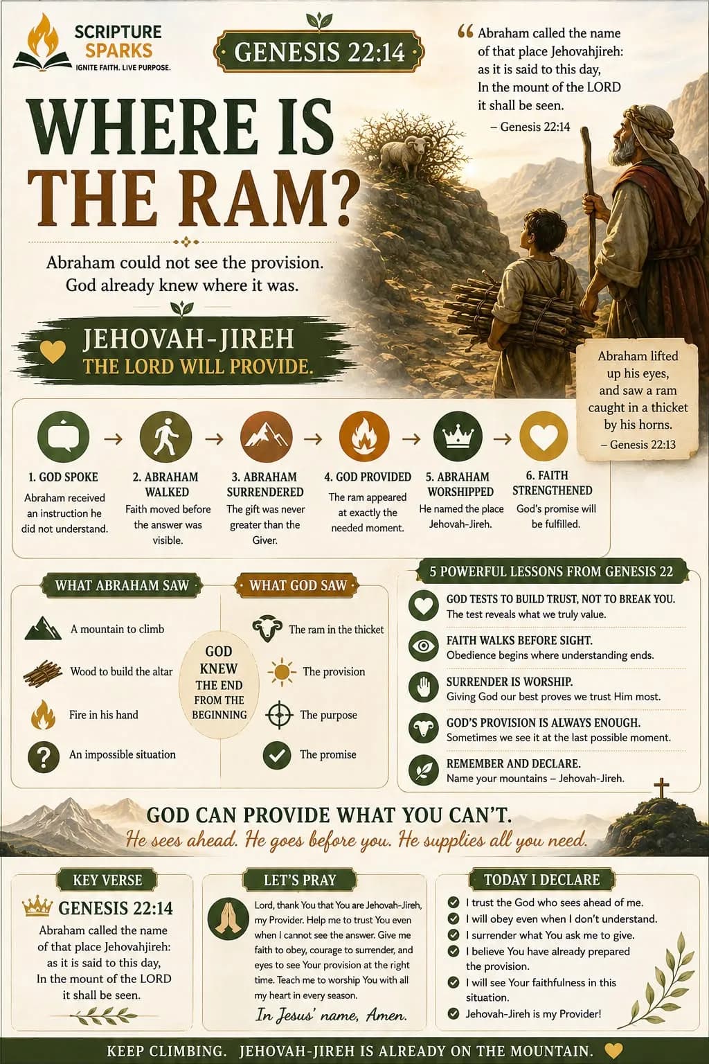 Genesis 22:14 — Where Is the Ram?