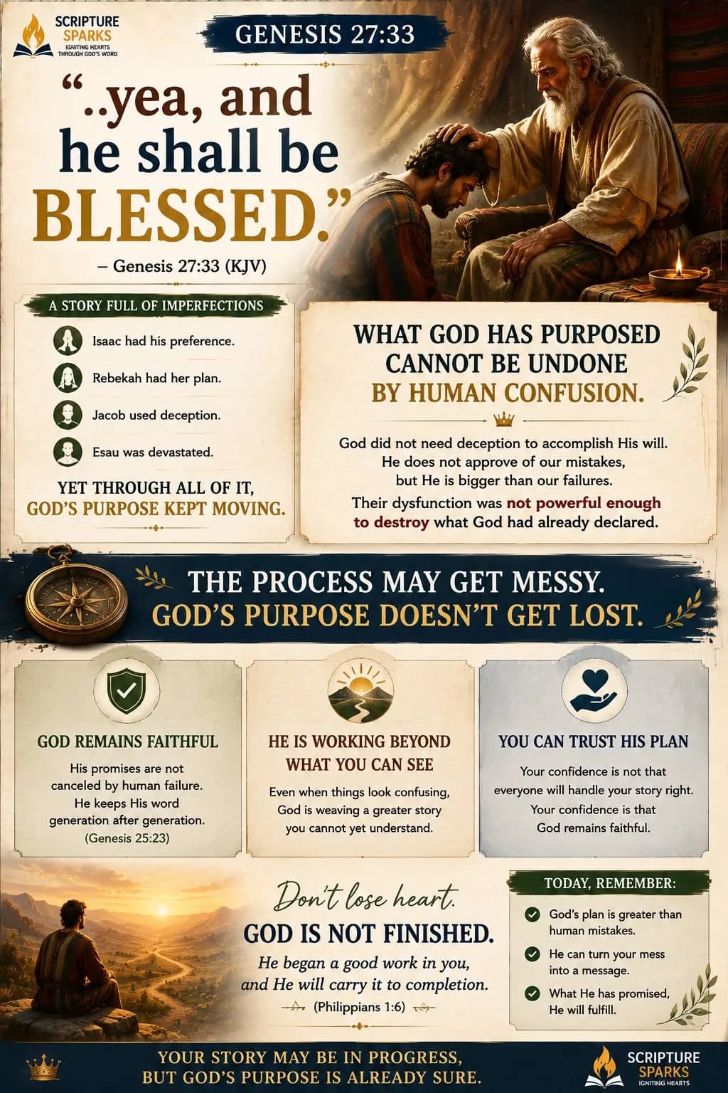 Genesis 27:33 — Yea, and He Shall Be Blessed