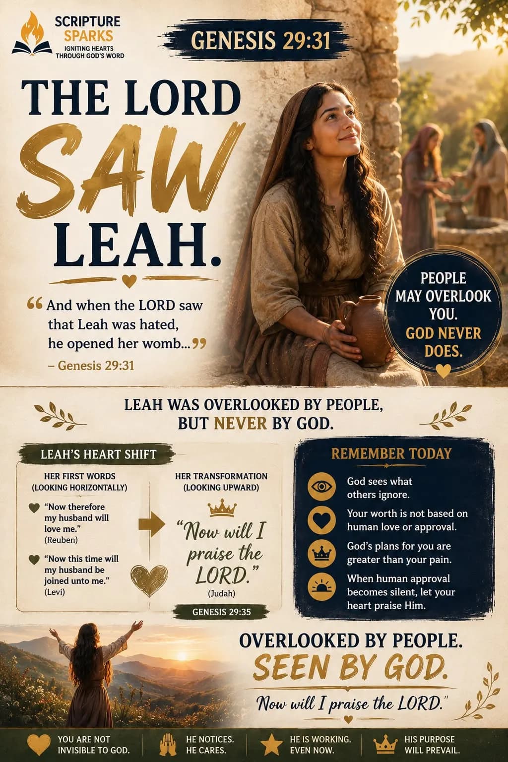Genesis 29:31 — The Lord Saw Leah