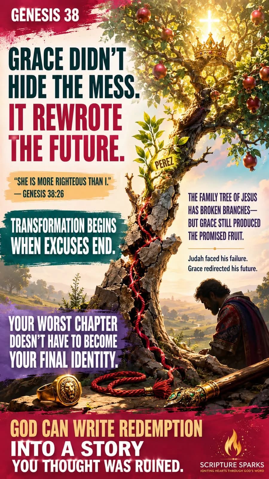 Genesis 38 — Grace Didn't Hide the Mess, It Rewrote the Future