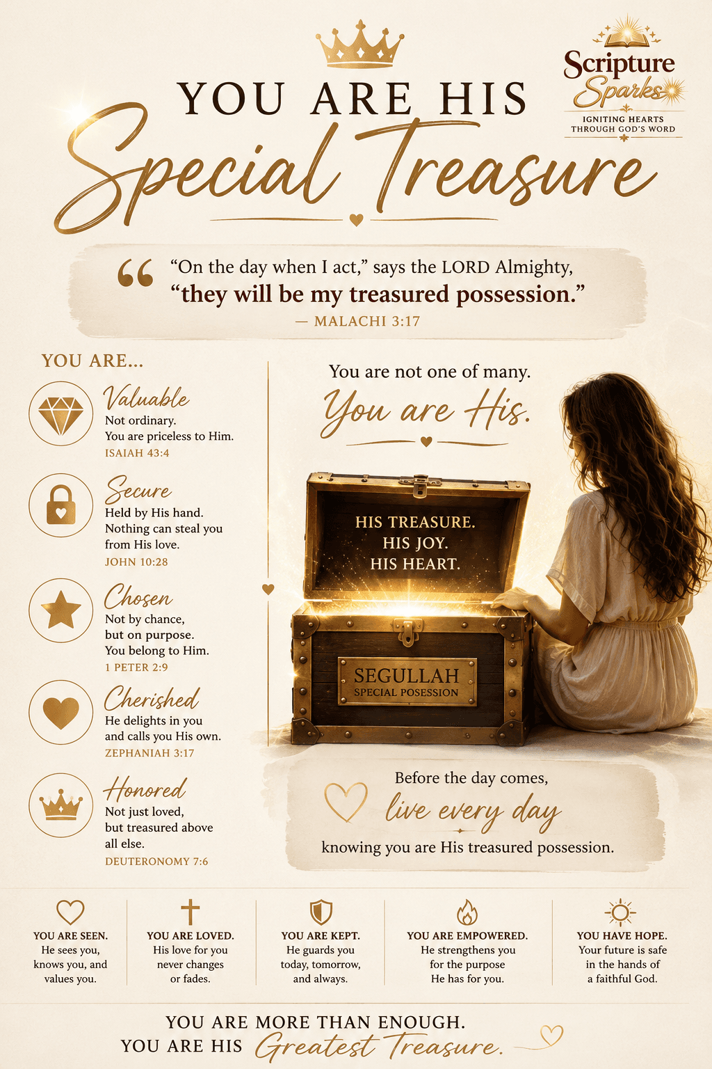 You Are His Special Treasure — Malachi 3:17