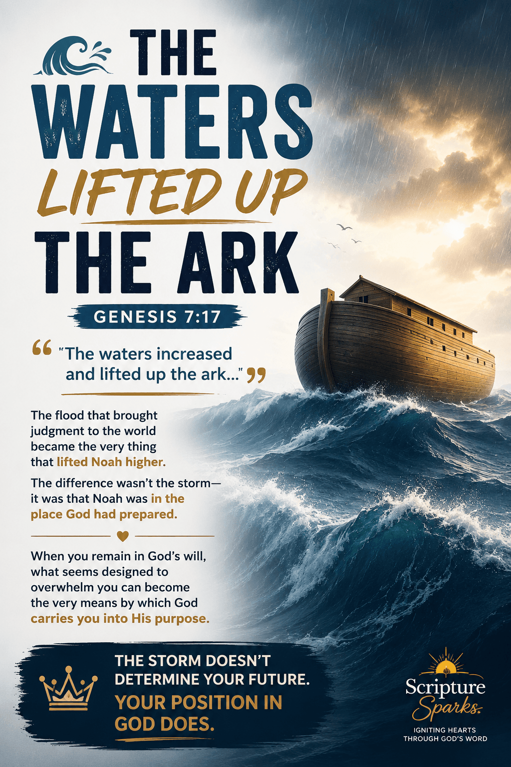 The Waters Lifted Up the Ark — Genesis 7:17